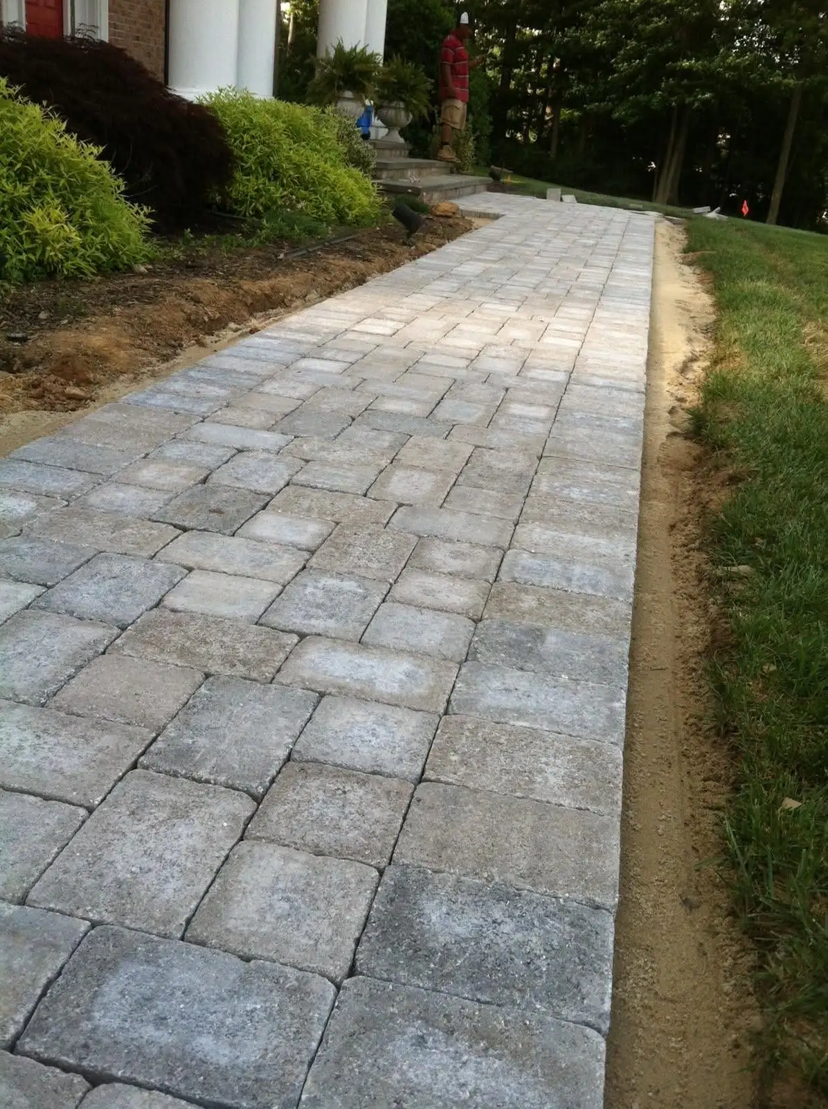 Paver driveway