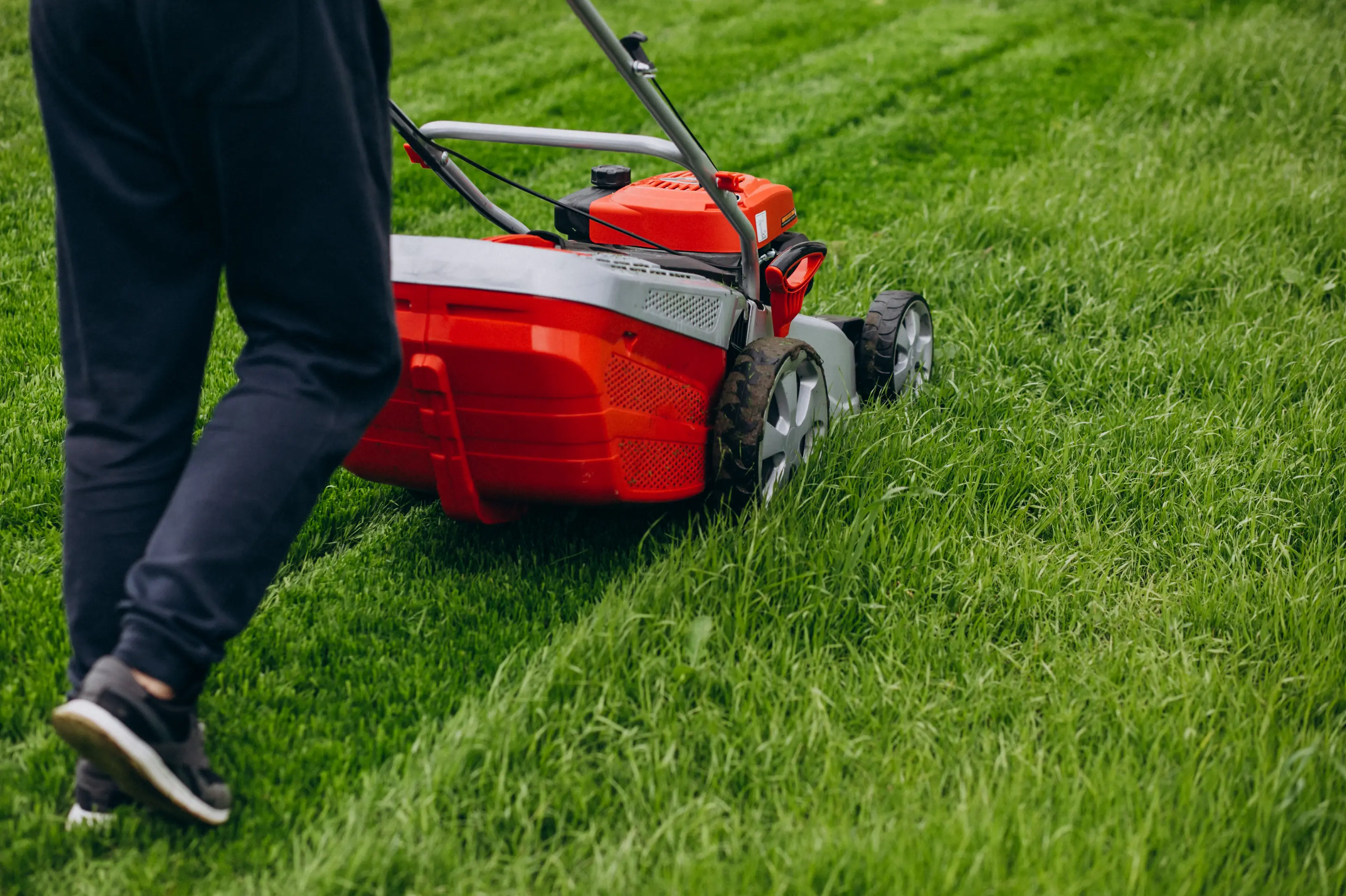 Lawn mowing